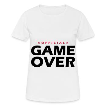 Citation Game Over - T-shirt respirant Femme - blanc - Devant - AI Model Female 172 dark (172cm)