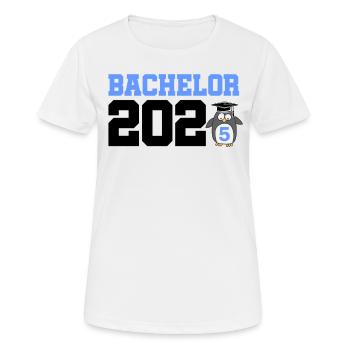 Baccalauréat 2025 Graduation Graduation - T-shirt respirant Femme - blanc - Devant - AI Model Female 172 dark (172cm)