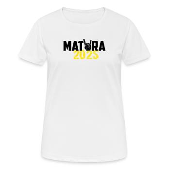 Matura 2025 Maturareise Maturafeier Maturant - Frauen T-Shirt atmungsaktiv - Weiß - Vorne - AI Model Female 172 dark (172cm)