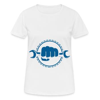 Outils - Tournevis - Tournevis - Amateurs - T-shirt respirant Femme - blanc - Devant - AI Model Female 172 dark (172cm)