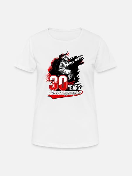 Feuerwehrmann - 30. Geburtstag - Frauen T-Shirt atmungsaktiv - Weiß