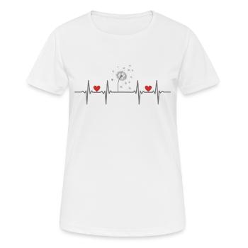 Arbres Forêt naturelle Feuilles Feuilles Tronc Racine Arbre - T-shirt respirant Femme - blanc - Devant - AI Model Female 172 dark (172cm)