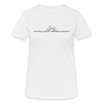 Reisen Reisende Reisender Urlaub Urlauberin reise - Frauen T-Shirt atmungsaktiv - Weiß - Vorne - AI Model Female 172 dark (172cm)