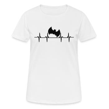 Bats Bat Bat Protection Cave - Women's Breathable T-Shirt - white - Front - AI Model Female 172 dark (172cm)