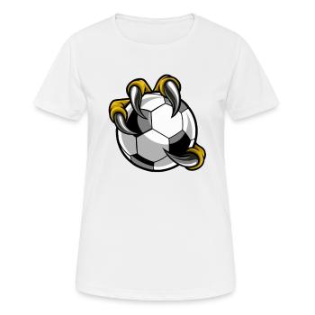 footballer ball player player player football - Women's Breathable T-Shirt - white - Front - AI Model Female 172 dark (172cm)