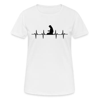 Jesus Christus Gottes Beten Christentum Religion - Frauen T-Shirt atmungsaktiv - Weiß - Vorne - AI Model Female 172 dark (172cm)