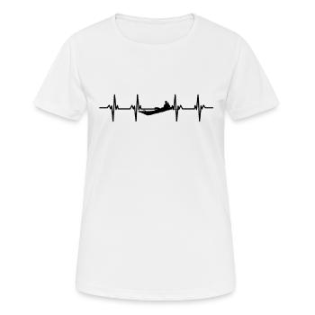 Canoéistes Canoë Canoë Kayak Slalom Canoë - T-shirt respirant Femme - blanc - Devant - AI Model Female 172 dark (172cm)