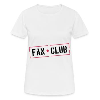 Fan Club - T-shirt respirant Femme - blanc - Devant - AI Model Female 172 dark (172cm)