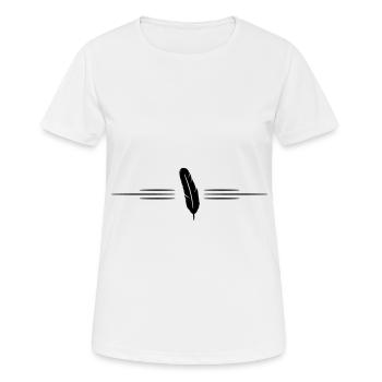 Ligne de printemps - T-shirt respirant Femme - blanc - Devant - AI Model Female 172 dark (172cm)