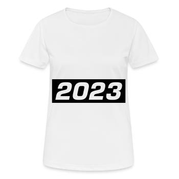 2023 Dash - Women's Breathable T-Shirt - white - Front - AI Model Female 172 dark (172cm)