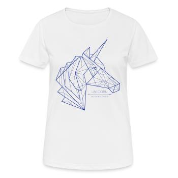 Licorne licorne - T-shirt respirant Femme - blanc - Devant - AI Model Female 172 dark (172cm)