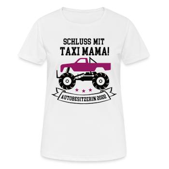 Autobesitzerin neues Auto Führerschein 2022 - Frauen T-Shirt atmungsaktiv - Weiß - Vorne - AI Model Female 172 dark (172cm)