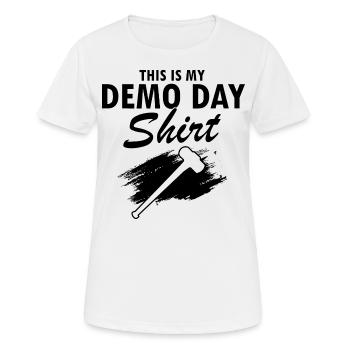 House demolition and house renovation - Women's Breathable T-Shirt - white - Front - AI Model Female 172 dark (172cm)