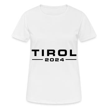 Tyrol 2024 - T-shirt respirant Femme - blanc - Devant - AI Model Female 172 dark (172cm)