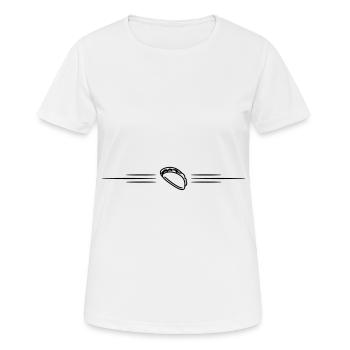Burrito line - Women's Breathable T-Shirt - white - Front - AI Model Female 172 dark (172cm)