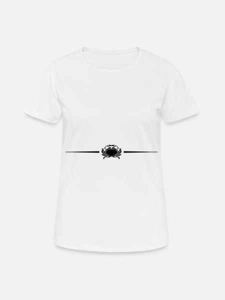 Ligne de cancérologie - T-shirt respirant Femme - blanc