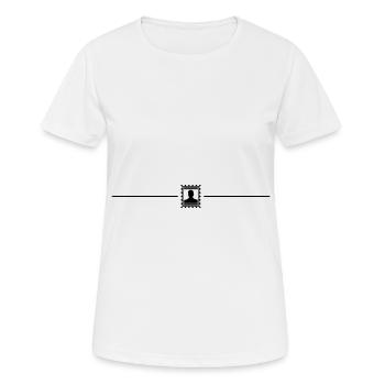 Stamp Line - Women's Breathable T-Shirt - white - Front - AI Model Female 172 dark (172cm)