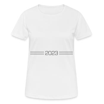 2023 Dash - Women's Breathable T-Shirt - white - Front - AI Model Female 172 dark (172cm)