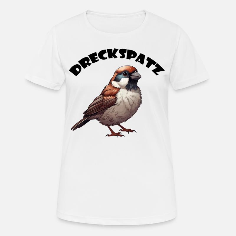 Dirty sparrow - Women's Breathable T-Shirt - white