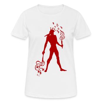 Devil Devil - Women's Breathable T-Shirt - white - Front - AI Model Female 172 dark (172cm)