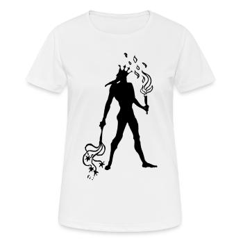 Devil Torch - Women's Breathable T-Shirt - white - Front - AI Model Female 172 dark (172cm)