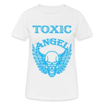 Toxic angel - Frauen T-Shirt atmungsaktiv - Weiß - Vorne - AI Model Female 172 dark (172cm)