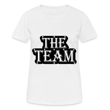 The Team - Women's Breathable T-Shirt - white - Front - AI Model Female 172 dark (172cm)