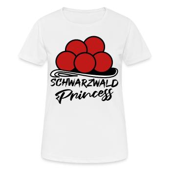 Schwarzwald Princess Heimat Bollenhut Kuckuck - Frauen T-Shirt atmungsaktiv - Weiß - Vorne - AI Model Female 172 dark (172cm)