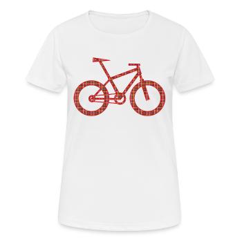 vtt - T-shirt respirant Femme - blanc - Devant - AI Model Female 172 dark (172cm)