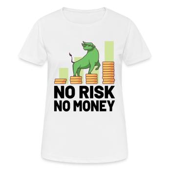 Stock Market trader Forex Trader Investor Trading - Frauen T-Shirt atmungsaktiv - Weiß - Vorne - AI Model Female 172 dark (172cm)