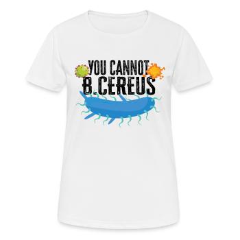 Mikrobiologe Mikrobiologie Labor Biologie Geschenk - Frauen T-Shirt atmungsaktiv - Weiß - Vorne - AI Model Female 172 dark (172cm)