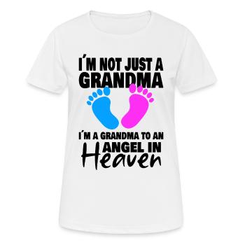 Infant Loss Miscarriage Awareness Pregnancy Loss - T-shirt respirant Femme - blanc - Devant - AI Model Female 172 dark (172cm)