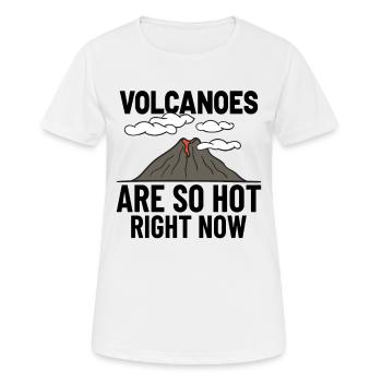 Geologist Volcano Geology Rock Hunter Rock Hunting - Women's Breathable T-Shirt - white - Front - AI Model Female 172 dark (172cm)