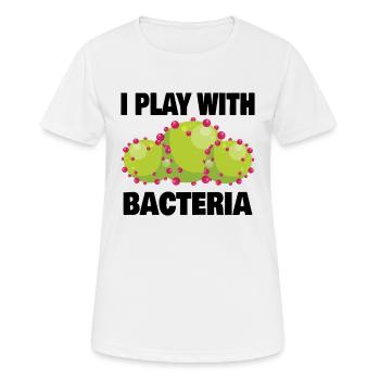 Microbiologist Microbiology Lab Staph Gift Idea - Frauen T-Shirt atmungsaktiv - Weiß - Vorne - AI Model Female 172 dark (172cm)