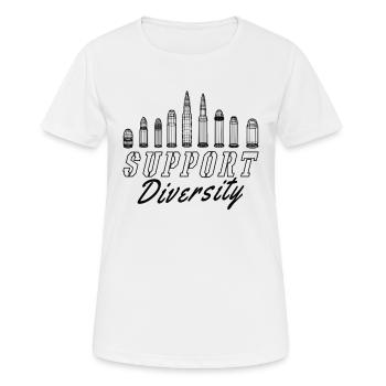 Gun Rights Gun Lover 2nd Change Gift Idea - Women's Breathable T-Shirt - white - Front - AI Model Female 172 dark (172cm)