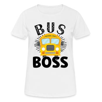 Schulbusfahrer Sei Nett Zum Schulbusfahrer - Frauen T-Shirt atmungsaktiv - Weiß - Vorne - AI Model Female 172 dark (172cm)
