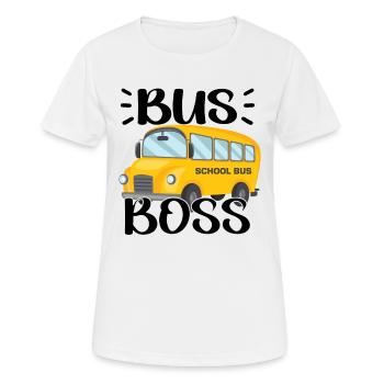 Schulbusfahrer Sei Nett Zum Schulbusfahrer - Frauen T-Shirt atmungsaktiv - Weiß - Vorne - AI Model Female 172 dark (172cm)