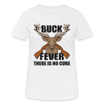 Deer Hunting Hunting Season Buck Hunting - Women's Breathable T-Shirt - white - Front - AI Model Female 172 dark (172cm)