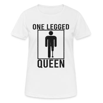 Fauteuil roulant handicapé Cyborg Jambe Bras Amputé - T-shirt respirant Femme - blanc - Devant - AI Model Female 172 dark (172cm)