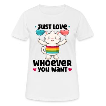 Lgbtq Transgender Gay Lesbian Feminismus Feminist - Frauen T-Shirt atmungsaktiv - Weiß - Vorne - AI Model Female 172 dark (172cm)