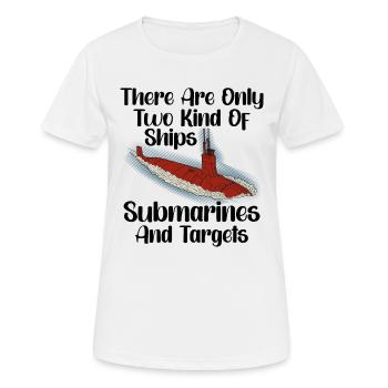 Submariner Definition Submarines Veteran Gift - Women's Breathable T-Shirt - white - Front - AI Model Female 172 dark (172cm)