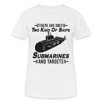 Submariner Definition Submarines Veteran Gift - Women's Breathable T-Shirt - white - Front - AI Model Female 172 dark (172cm)