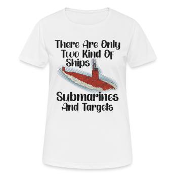 Submariner Definition Submarines Veteran Gift - Women's Breathable T-Shirt - white - Front - AI Model Female 172 dark (172cm)