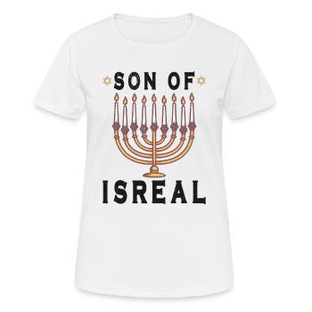 Israelite Jew Israelite Heritage Jewish Israel Jew - Women's Breathable T-Shirt - white - Front - AI Model Female 172 dark (172cm)