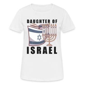 Israelite Jew Israelite Heritage Jewish Israel Jew - Women's Breathable T-Shirt - white - Front - AI Model Female 172 dark (172cm)