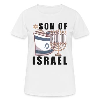 Israelite Jew Israelite Heritage Jewish Israel Jew - Women's Breathable T-Shirt - white - Front - AI Model Female 172 dark (172cm)