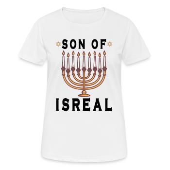 Israelite Jew Israelite Heritage Jewish Israel Jew - Women's Breathable T-Shirt - white - Front - AI Model Female 172 dark (172cm)