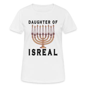 Israelite Jew Israelite Heritage Jewish Israel Jew - Women's Breathable T-Shirt - white - Front - AI Model Female 172 dark (172cm)