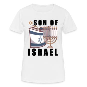 Israelite Jew Israelite Heritage Jewish Israel Jew - Women's Breathable T-Shirt - white - Front - AI Model Female 172 dark (172cm)