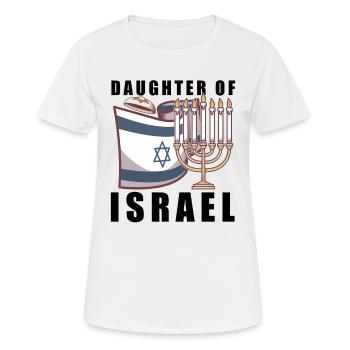 Israelite Jew Israelite Heritage Jewish Israel Jew - Women's Breathable T-Shirt - white - Front - AI Model Female 172 dark (172cm)